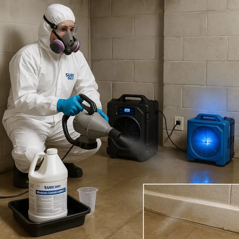 Sanitization and Odor Removal process in Poplarville, MS